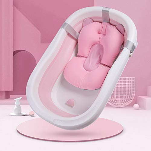 Badewannenkissen Baby Badewannenmatte Rutschfest Babywannenmatte Sicherheit Badematte Faltbar Antirutschmatte Verstellbar Badewanne Ergonomisch Duschmatte Neugeborene Rutschmatte Badewanneneinlage