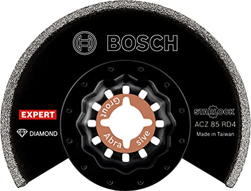 Bosch 10x EXPERT Grout Segment Blade ACZ 85 RD4 Segmentsägeblätter (für Mörtel, Weiche Fliesen, Ø 85 mm, Professional Zubehör Multifunktionswerkzeug)