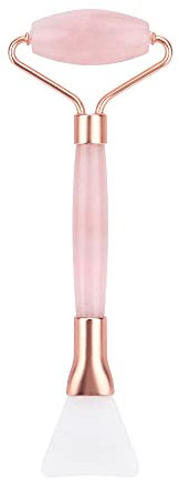 Face Massager Rose Quartz Roller Natural Jade Facial Massage Roller Stone Skin Massage Face Massager Lifting Tools-C Style no box