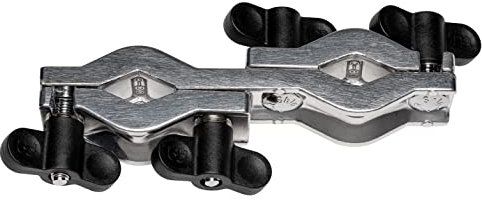 Meinl Percussion Multi Clamp Stands - Klemme für Stative mit Durchmesser 13 mm bis 34 mm - Doppelseitige Klemme - Aluminium, Silber (PMC-1)
