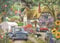 The House of Puzzles - Off We Go Jigsaw - Big 250 Piece Jigsaws For Adults & Kids, Extra Large Pieces, Artist Illustrated, Scenic Landscape, Deluxe Puzzle Gifts