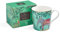 Portmeirion Home & Gifts Sara Miller London - Mug- Elephant's Oasis, Light Jade (SMIJ78914-XG)