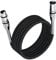 FIBBR XLR Cable 30M, Microphone Cable Nylon Braided XLR Male to Female Heavy Duty Balanced Microphone Cord Compatible with Preamps/Speaker Systems and More