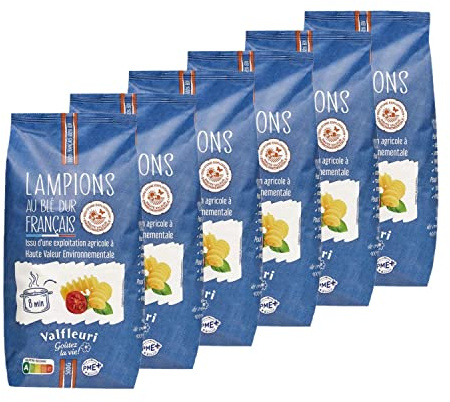 Lot 6x Pâtes - Gamme HVE Lampions - Sachet 500g