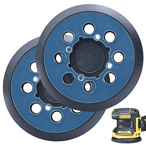 5 Inch Replacement Pad for DeWalt DWE6423/6423K, DWE6421/6421K, DCW210B Random Orbital Sander - Sander Pad for DWE64233 & N329079,Pack of 2