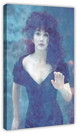 Singer Kate Bush 16 Leinwand-Poster, Wandkunst, Dekoration, Bild, Gemälde für Wohnzimmer, Schlafzimmer, Dekoration, Rahmenstil, 50 x 75 cm