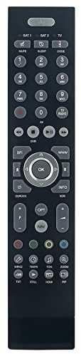 VINABTY Infrarot Ersatz-Fernbedienung für TechniSat 25304010101 DIGIPLUS UHD S 4K Ultra HD Twin Tuner Satellite Receiver