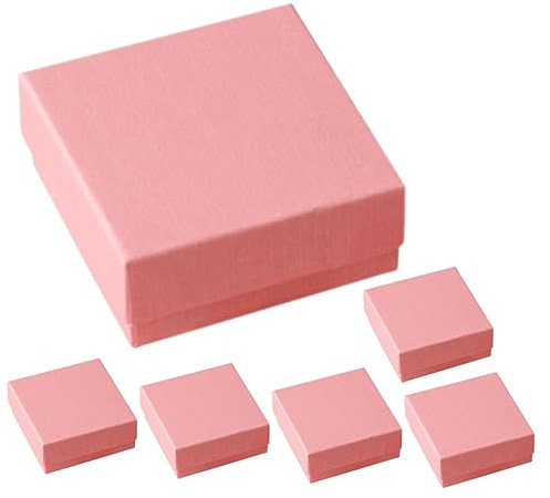 Cabilock 6er-box Schmuckschatulle Als Geschenk Halskettenboxen Als Schmuckgeschenk Schmuckschatullen Aus Pappe Endant-armreifen-box Schmucketui Halskette-geschenkbox Vitrine Ring Papier
