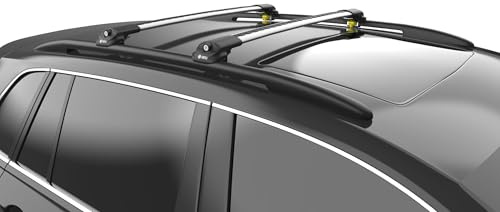 TURTLE kompatibel mit Volkswagen Taos 2021-2024 Air1 Dachträger | GRAU