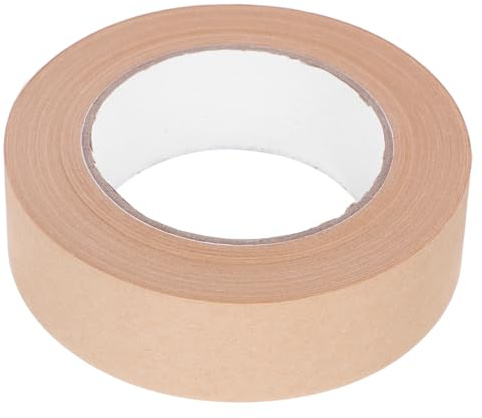 Wasseraktiviertes Aquarellklebeband 36mm Kraftpapier für Kunst | Fixieren bei Aquarellmalerei und Rahmung, Beige Papieroberfläche, Stark Haftend, Leicht Anzuwenden