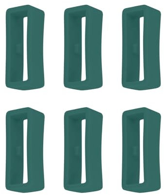 18mm Uhrenarmband Schlaufe Kompatibel mit Withings Steel HR Sport 36mm, 6 Stück Silikon Ersatz Schlaufe Armband Sicherer Silikonring Armbanduhr Schlaufe für Withings Steel HR Sport 36mm