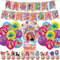 30 Pcs Cantante Femenina Globos Decoraciones de Cumpleaños,con Cantante Pegatinas,Cantante Banner de Feliz Cumpleaños,Topper de Pastel,Globo de Látex,Fiesta de Cumpleaños para Niños