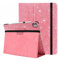 FANSONG Custodia per iPad Pro 13 2024 Glitter, Cover per iPad Pro 13 (M4) con Auto Wake/Sleep PC Leather Smart Cover Flip Stand Chiusura Magnetica Supporto 2nd Pencil Ricarica per A2926 A3007 (Rosa)