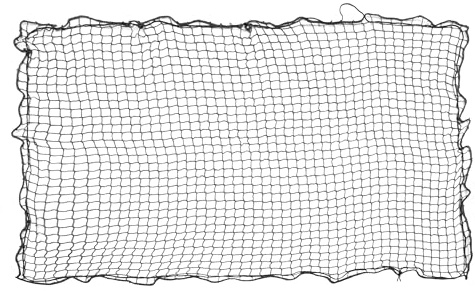 Partuto Anhängernetz 1,8x2,5m Schwarz 1St Für Anhänger Nylon | Universal, Für LKW, Pickup, Boot, Container, Sandkasten, Elastisch, Mit Haken, Dichtes Netz, Maschengröße 33x33 mm