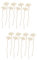 TOPBATHY 16 STK Tong-Gras- Parfüm Stick-Diffusor flüssig Stock Duftstäbchen jo Room Fragrance ätherische öle dekoringe hochzeitsgeschenk Blumen Diffusor-Sticks Aroma-Sticks Rattan Weiß
