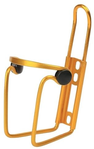 Fahrrad Flaschenhalter Fahrrad Flaschenhalter Aluminiumlegierung Fahrrad Wasserkocher Käfig Universal Road Mountainbike Wasserflaschenhalter Radfahren Wasserbecherhalterung Fahrrad GeträNkehalter(Gold