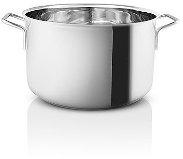 Eva Trio | Pentola in acciaio inox 9,0 l 28 cm | Pentola per zuppa per i grandi progetti. Ideale per preparare zuppe, stufati, pollo da zuppa o brodo fatto in casa