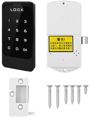 Serratura elettronica per armadietto con password, Serratura per armadietto con tastiera,Serratura elettronica per cassetti Serratura per armadio con password - Blocco tastiera di sicurezza per bambin
