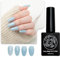 Sun&Beam Nails One-Step Gel Polish 3-in-1 | No Base or Top Coat Needed No Sanding UV/LED Compatible Easy Removal 15ml (#43 Misty Morning Blue)