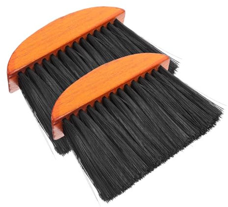 BESPORTBLE 2pcs Fireplace Cleaning Brush Handheld Bench Brush Plant Bristles for Hearth Cleaning and Fireplace Tools Accessory