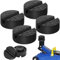 Revestimiento de Goma para Hidráulico y Gato,4pcs Taco de Goma para Gato Hidráulico,Almohadilla de Gomas,para Gatos y Elevadores
