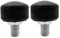 Speed ​​Roller Skate Bremsen Kee-resistente Höhe Verstellbarer Quad-Stopper Schwarz 2pcs Rollschuhe Bremsen