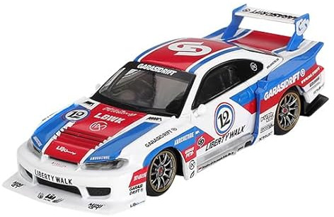 Truescale Miniatures Mini GT MGT01022-R - Nissa. Silvia S15 LB-Super Silhouette Garasidrift X LBWK 2025 - Maßstab 1/64 - Modellauto
