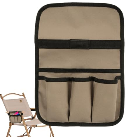 Campingstuhl-Organizer, tragbare Strandaufbewahrungstasche, doppellagiger
