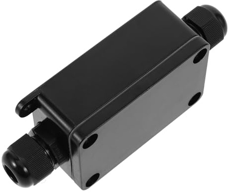 Operitacx Junction Box Outdoor Weatherproof Plastic Cable Enclosure for Electrical Line Use Cord Cover for Garden and Patio