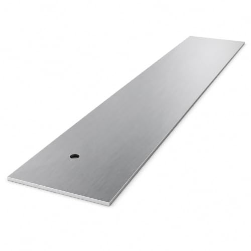 Raxit Plinthe Anti-Rongeurs Inox 1 m – Bande Acier Inoxydable Ultra Résistante pour Portes, Bas de Murs et Entrepôts – Barrière Durable Contre les Nuisibles