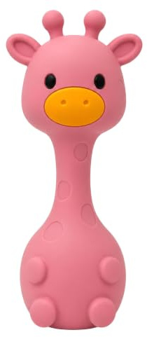 farout Giraffe Beißring BPA frei - Rassel & Greifling - Babyspielzeug ab 3 Monate - Kauspielzeug für Baby - Sicheres Babyspielzeug für Jungen und Mädchen