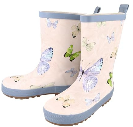 maximo Gummistiefel Schmetterling Reflekt 3M, Jerseyfutter