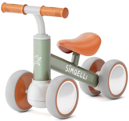 SIMQELLI Draisienne Bebe 1 an, Jouet Enfant 10-24 Mois, Vélo sans Pédales
