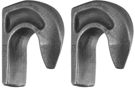 Set 2x Koppelhaken | 40x83x102 mm | geschmiedete Ausführung | Euroaufnahme | Agrarteil | Anschweißhaken | Haken für Euroaufnahme