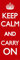 GB Eye Poster Keep Calm and Carry On, 53 x 158 cm