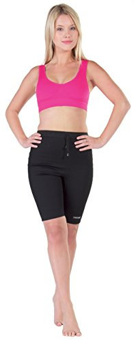 Cycliste (4) - Short De Sudation - Short Sauna - Amincissant Et Anticellulite - Short De Sport - Pantalon Sudation Taille Haute - Gaine Amincissante
