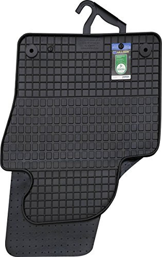 PETEX Gummimatten passend für Tiguan ab 10/2007-03/2016 Fußmatten schwarz 4-teilig, 63510
