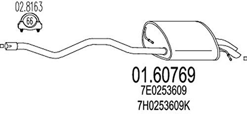 MTS Company 01.60769 Endschalldämpfer