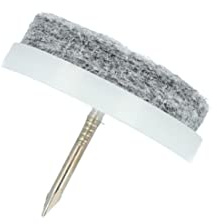 GleitGut Filzgleiter mit Nagel 28 mm 24 Stück Parkettgleiter Weiss für Stühle und andere Möbelstücke