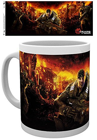 GB Eye Gears Of War Schlüssel Art 4 Tasse, Holz, mehrfarbig