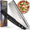 Altair Pizza Cutter & Bonus Ebook Edelstahl 35,6 cm Pizzaschneider Rocker Schneide mit schwere scharfe Klinge und ein Cover Schutz Spülmaschinenfest.