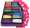 Colorful Art Co. Kids Face Paint Kit - Set of 16 Water-Based Professional Body and Face Paints w/ 3 Painting Brushes & 30 Stencils - Palette for Cosplay, Party and Halloween Makeup