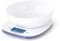 Orbegozo PC 1014 - Báscula de Cocina, Digital, Bol de Pesaje de 1,5 litros, Capacidad Máxima 5 Kg, Escalado 1 g, Función Tara, Acero, Blanco
