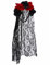 DEGUISE TOI - Serre-tête Fleurs avec Voile Dentelle Adulte - Serre-tête - Taille Unique - Noir - Accessoires pour déguisement - Plastique et Polyester - - Halloween-Carnaval