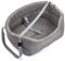 Hunde Autositz Universal Waschbar Abriebfest, Autositz Hund für Vordersitz, Beifahrersitz, Rückbank, Hundebett Hundetasche, L: 56 cm x 48 cm, Grau - Polyester: Leinenimitat