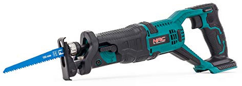 NAC NEW AMERICAN CONCEPT Scie sabre sans fil - Scie récipro sans fil pour bois, métaux et matériaux de construction - Scie sabre avec système Quick-Lock 1/2 pouce - sans batteries ni chargeur