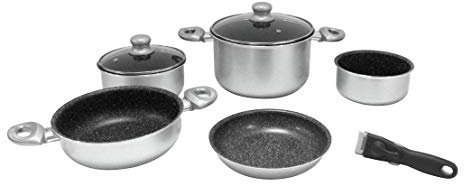 Gimex Kochtopfset 8-tlg. Alu silber