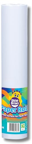 Little Brian Paint Sticks, Paper Roll 15 Metres x 30 Centimetres, Travel Artist Papers, As Much As You Need, Ready to Use