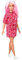 Barbie- Fashionistas, Bambola con Capelli Rosa, Top e Gonna Rossi, Sneakers e Braccialetto, Giocattolo per Bambini 3+Anni, GHW65