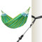 LA SIESTA® - Brisa - Klassische Doppel + Baum- & Pfosten-Befestigung Hängematte, handgefertigt in Kolumbien, mit 160 cm Breite für entspannte Momente drinnen und draußen. (Lime)